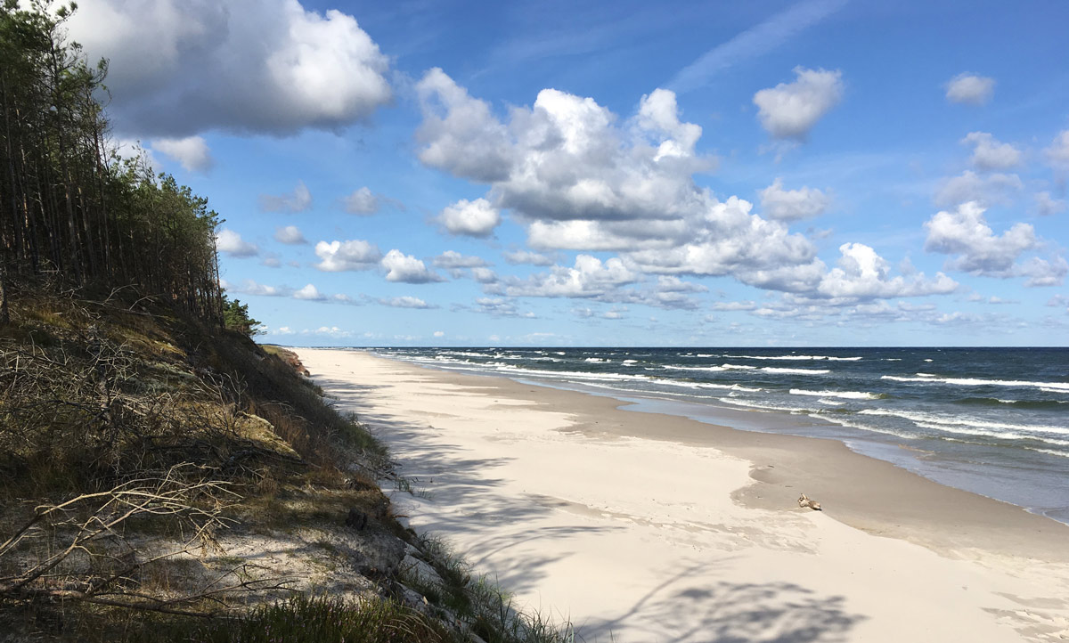 Baltic seashore - unprocessed original photo